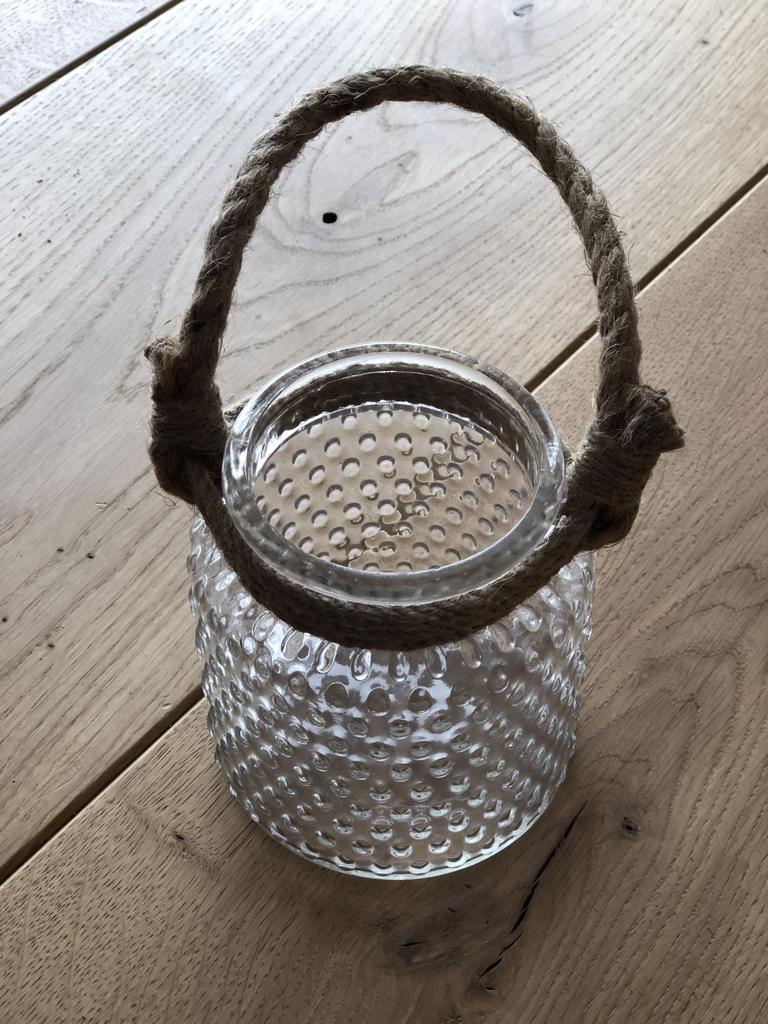 Glass Hurricane Jars