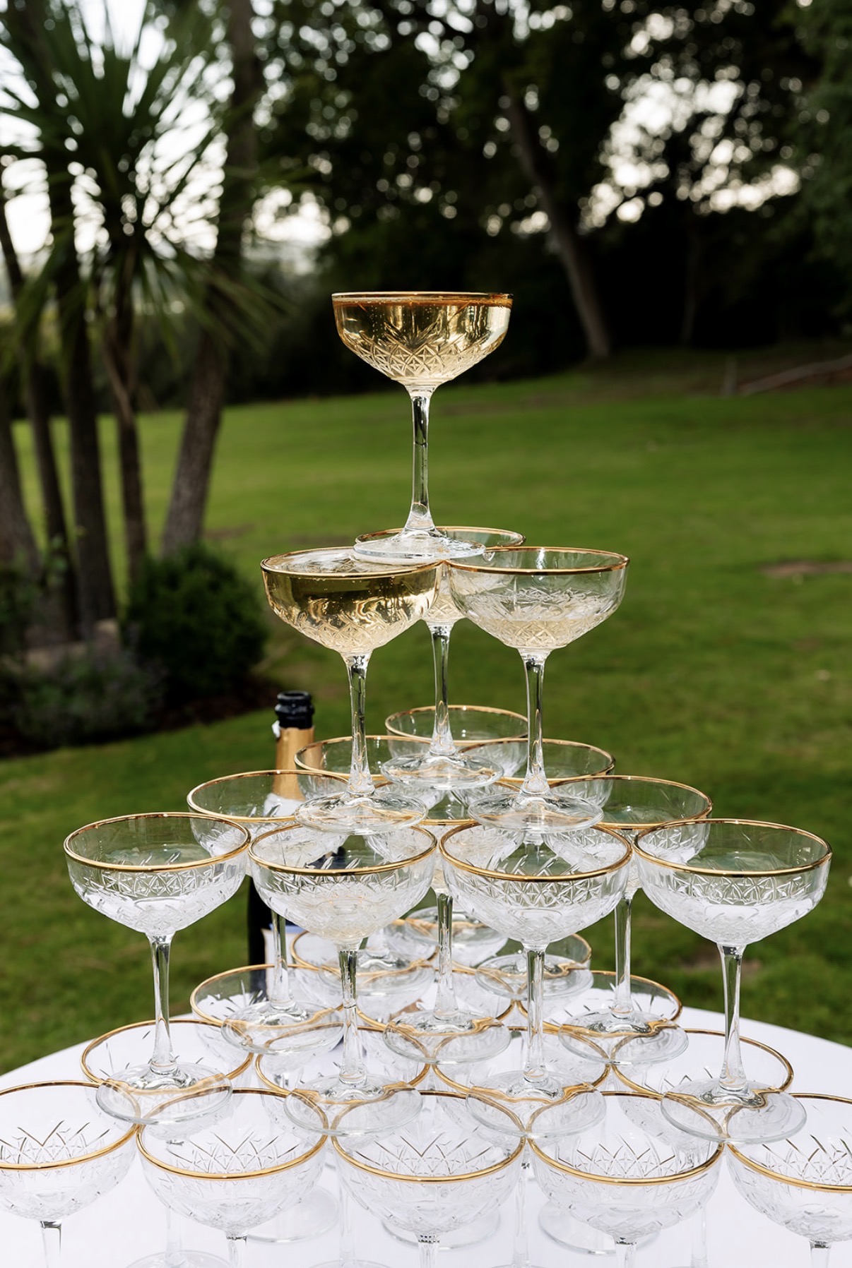 Champagne Tower Coupe Glasses 