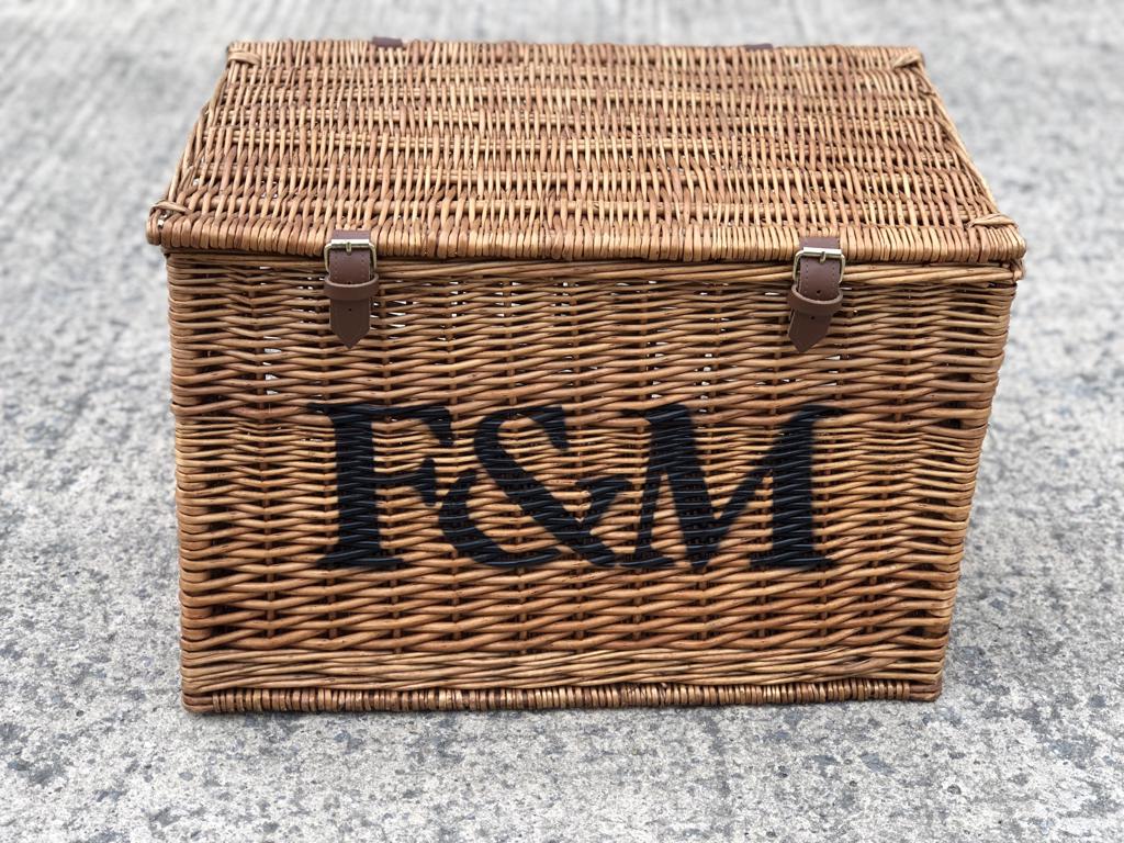 Large F&M Wicker Basket