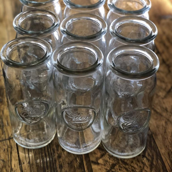 glass milk bottle vases2